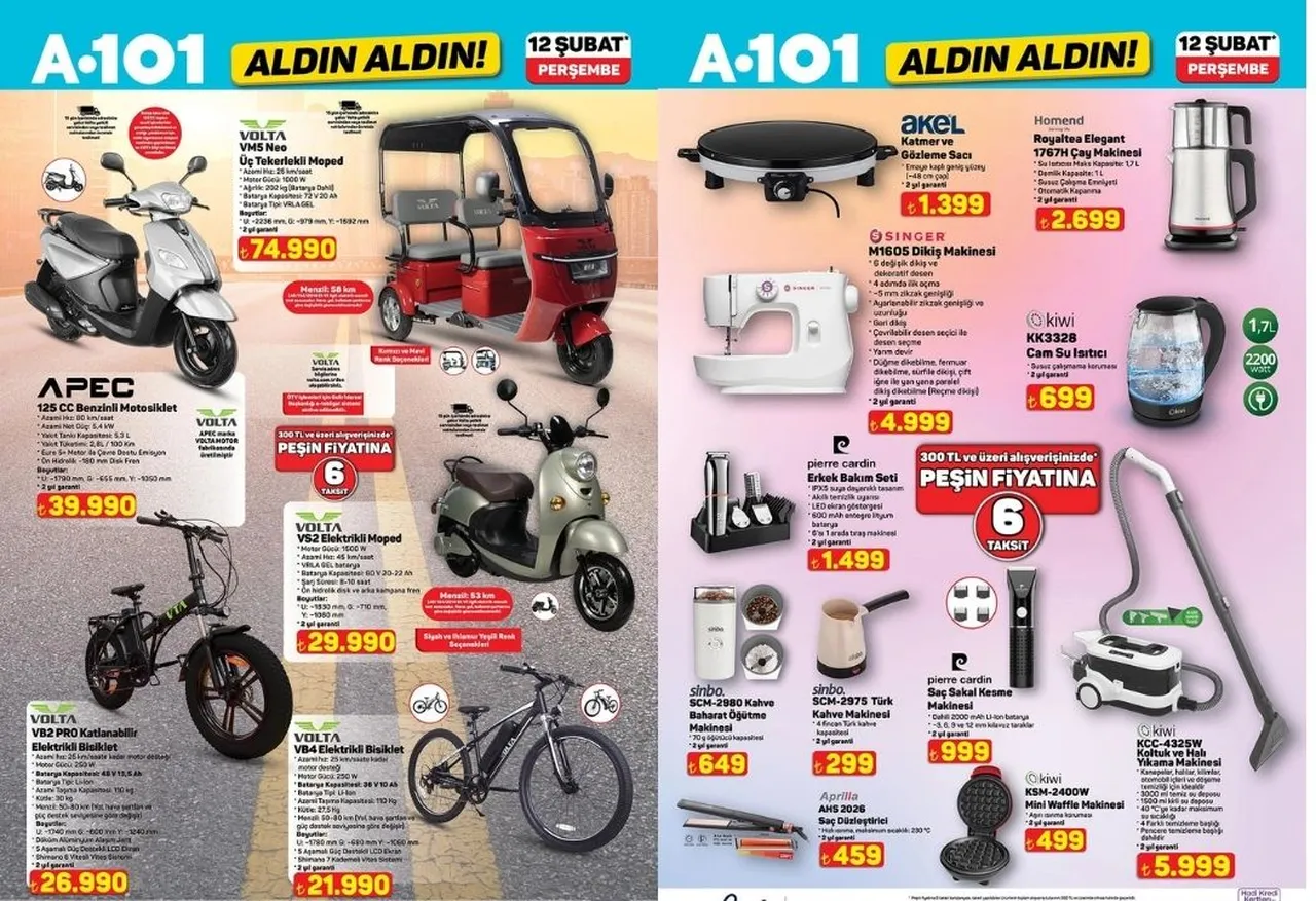 A101 Aktüel ürünler fiyat listesi 12 Şubat 2026! Ramazan ayına indirimli ürünler geliyor