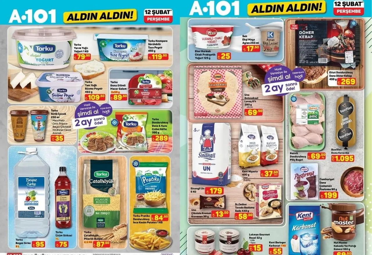 A101 Aktüel ürünler fiyat listesi 12 Şubat 2026! Ramazan ayına indirimli ürünler geliyor