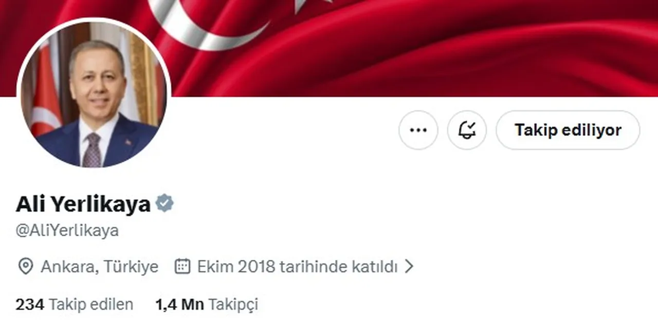 Görevden affını istemişti! Ali Yerlikaya'nın sosyal medya hesabında dikkat çeken değişiklik