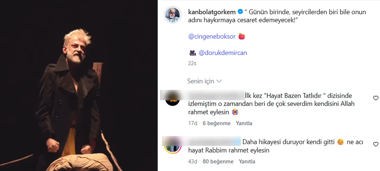 Kanbolat Görkem Arslan’dan son not! Ölmeden saatler önce paylaşmış