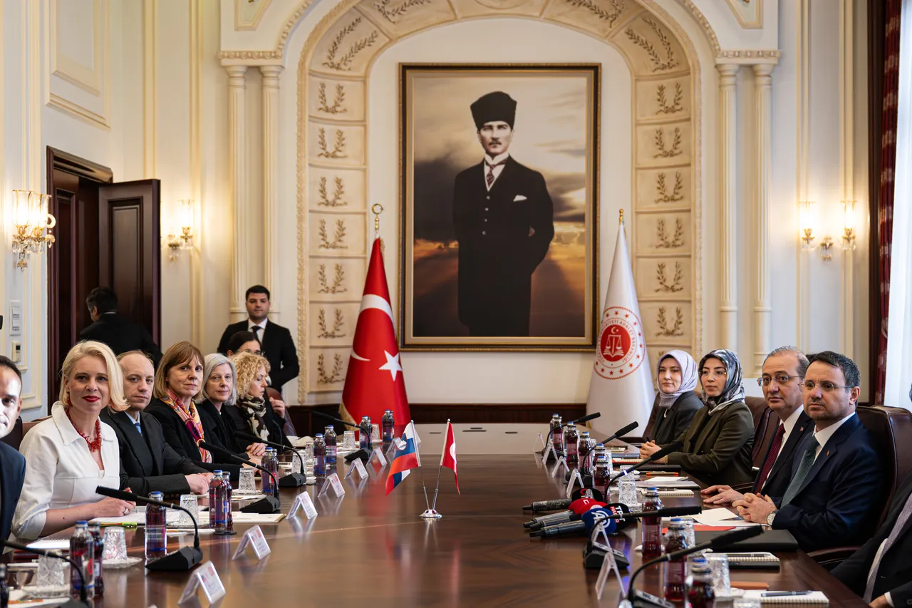 Bakan Gürlek mesaiye başladı! Slovenya Ulusal Meclis Başkanı Zupancic'i kabul etti