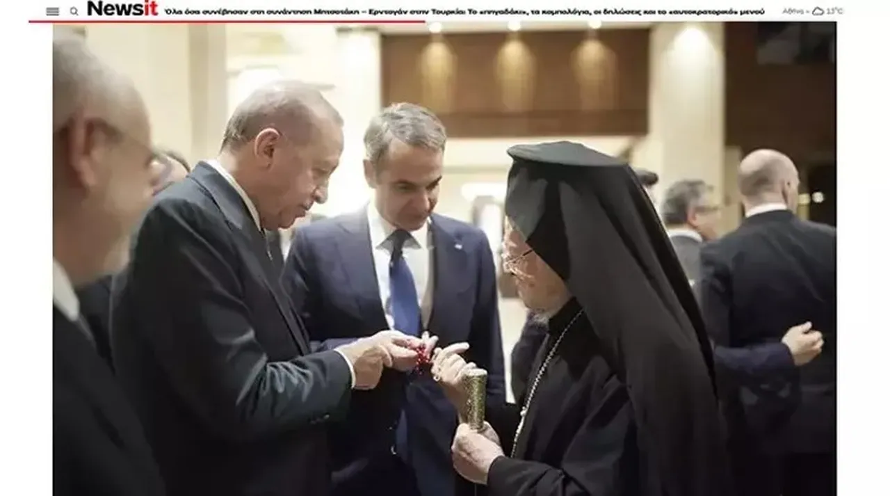 Erdoğan-Miçotakis görüşmesi Yunan medyasında! 'Tespih' diyaloğu zirveye damga vurmuş