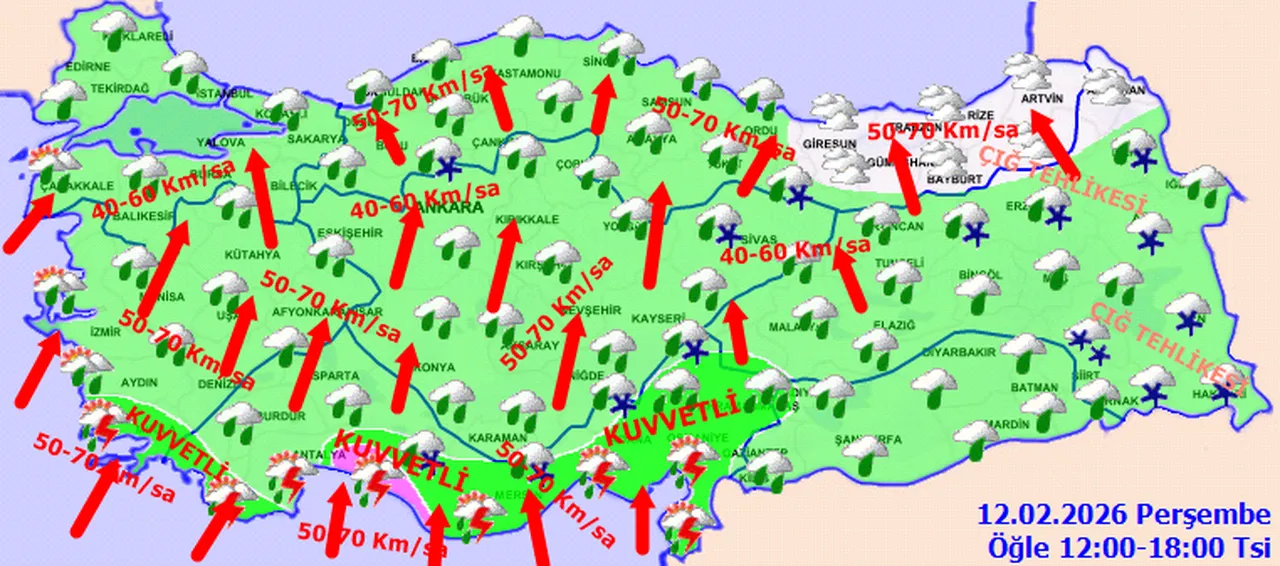 Haritanın rengi değişti, geri dönüyor: Meteoroloji’den 26 ile birden uyarı