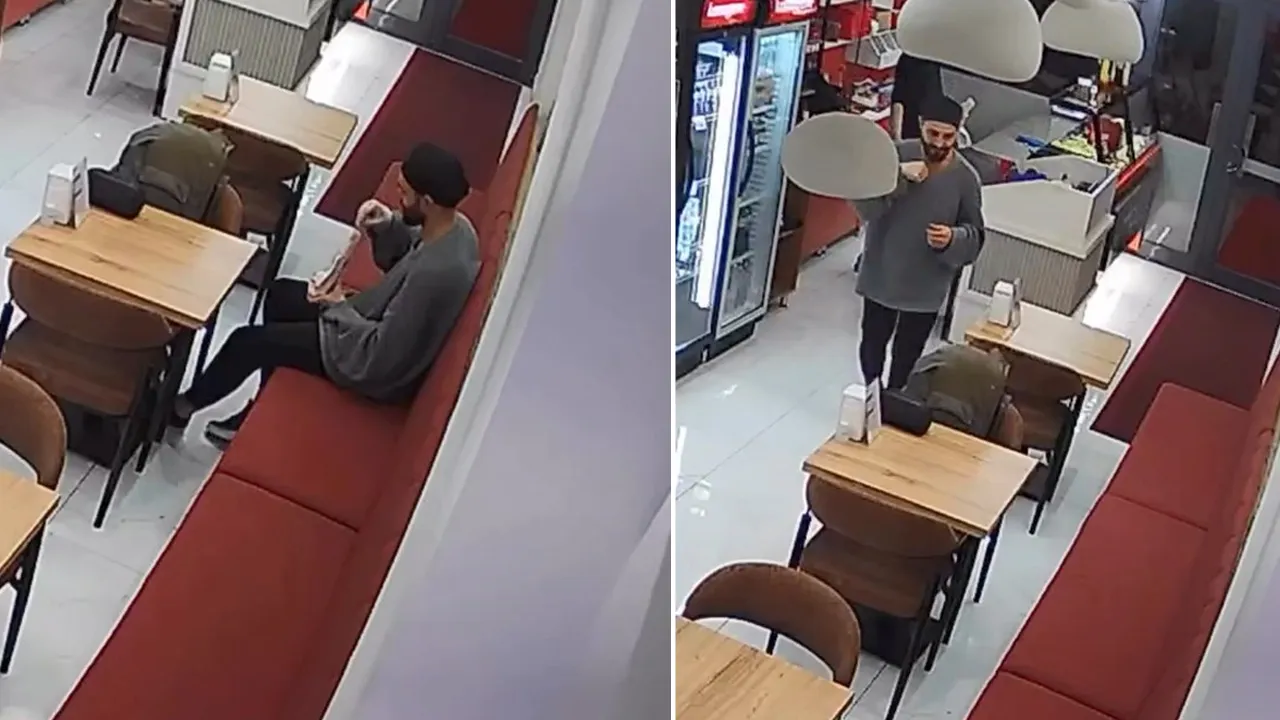 Lokantada mide bulandıran olay! Dürümün içine kıl koydu, ücret ödemeden gitti