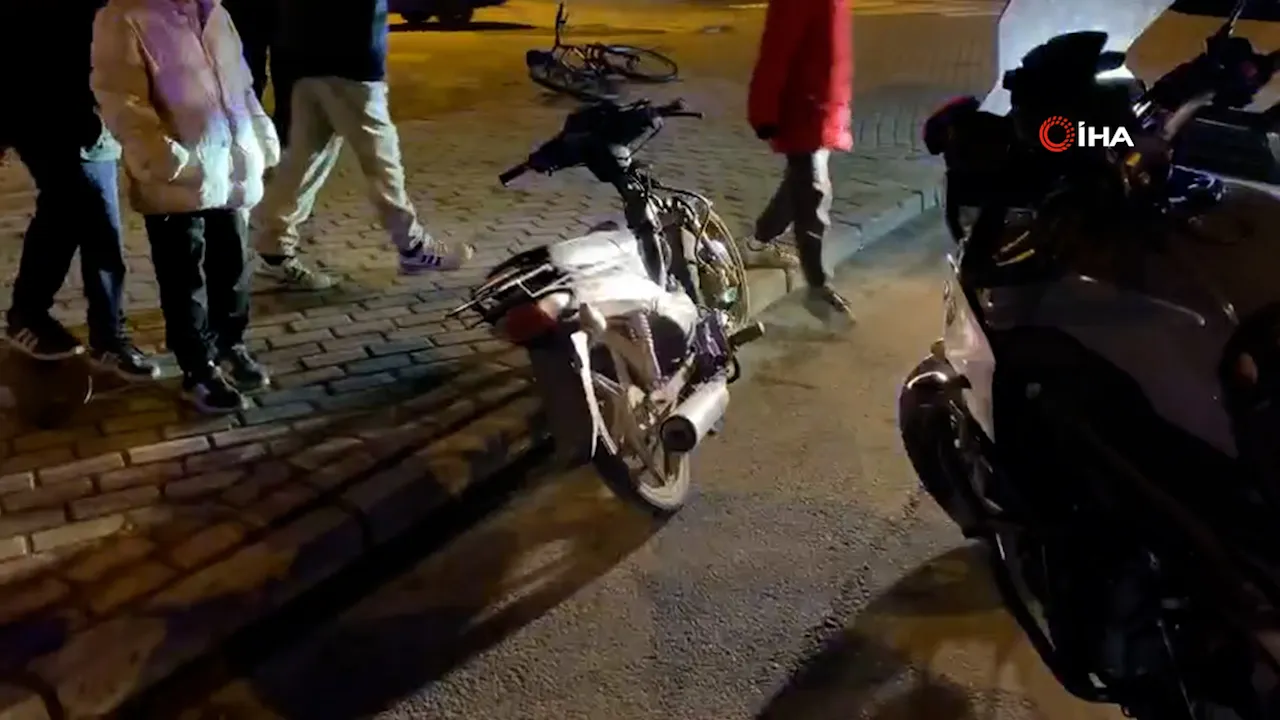 Motosikleti bırakıp kaçtı cezadan kaçamadı! Plakasız sürücüye ceza yağdı