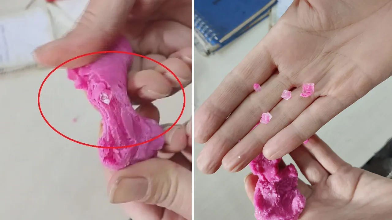 Oyun hamurunun içinden çıkanlar hayrete düşürdü! Çocuğun eli kanadı