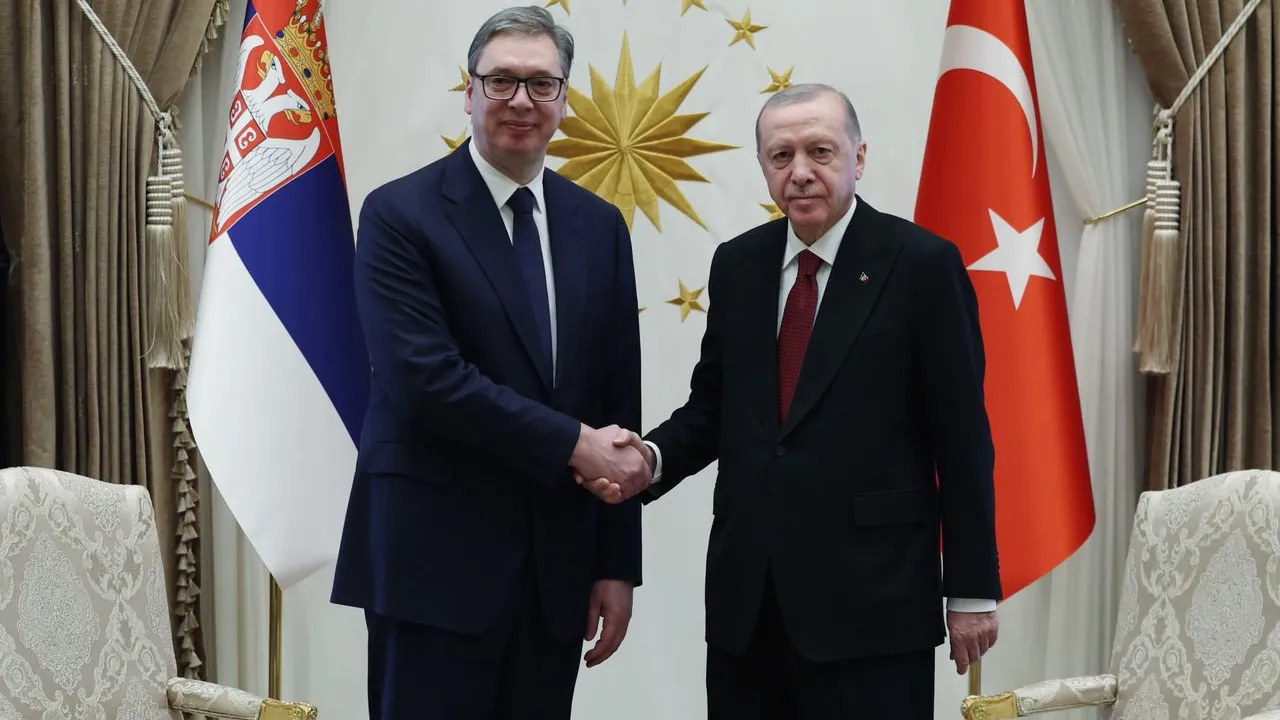 Sırbistan lideri Ankara'da! Erdoğan-Vucic görüşmesi başladı
