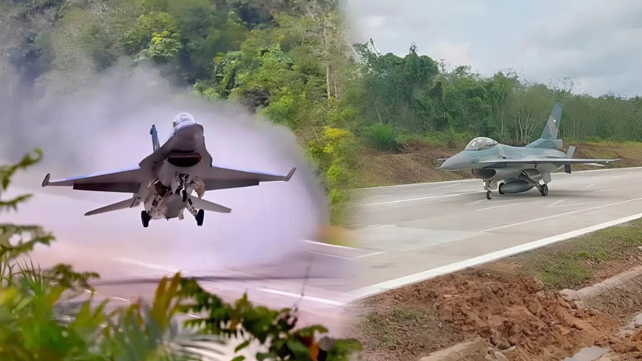 Uçak gemisi yok, otoyol var! Savaş jetleri kritik planı devreye aldılar