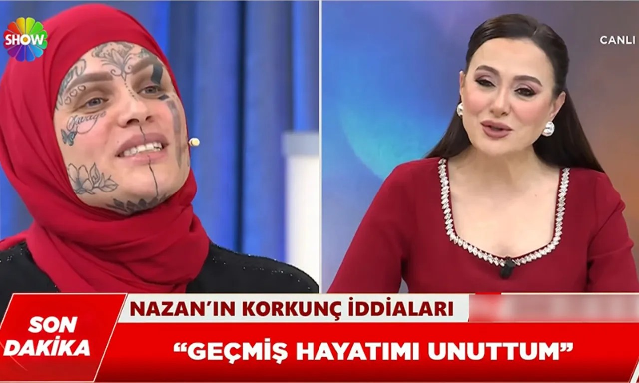 Yüzü dövmeli kadının suçlamalarına cevap… Ailesiyle tehdit edip para istemiş!