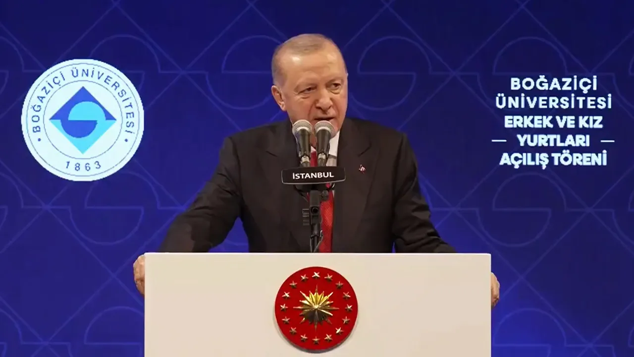 Cumhurbaşkanı Erdoğan'dan Boğaziçi Üniversitesi'nde önemli açıklamalar
