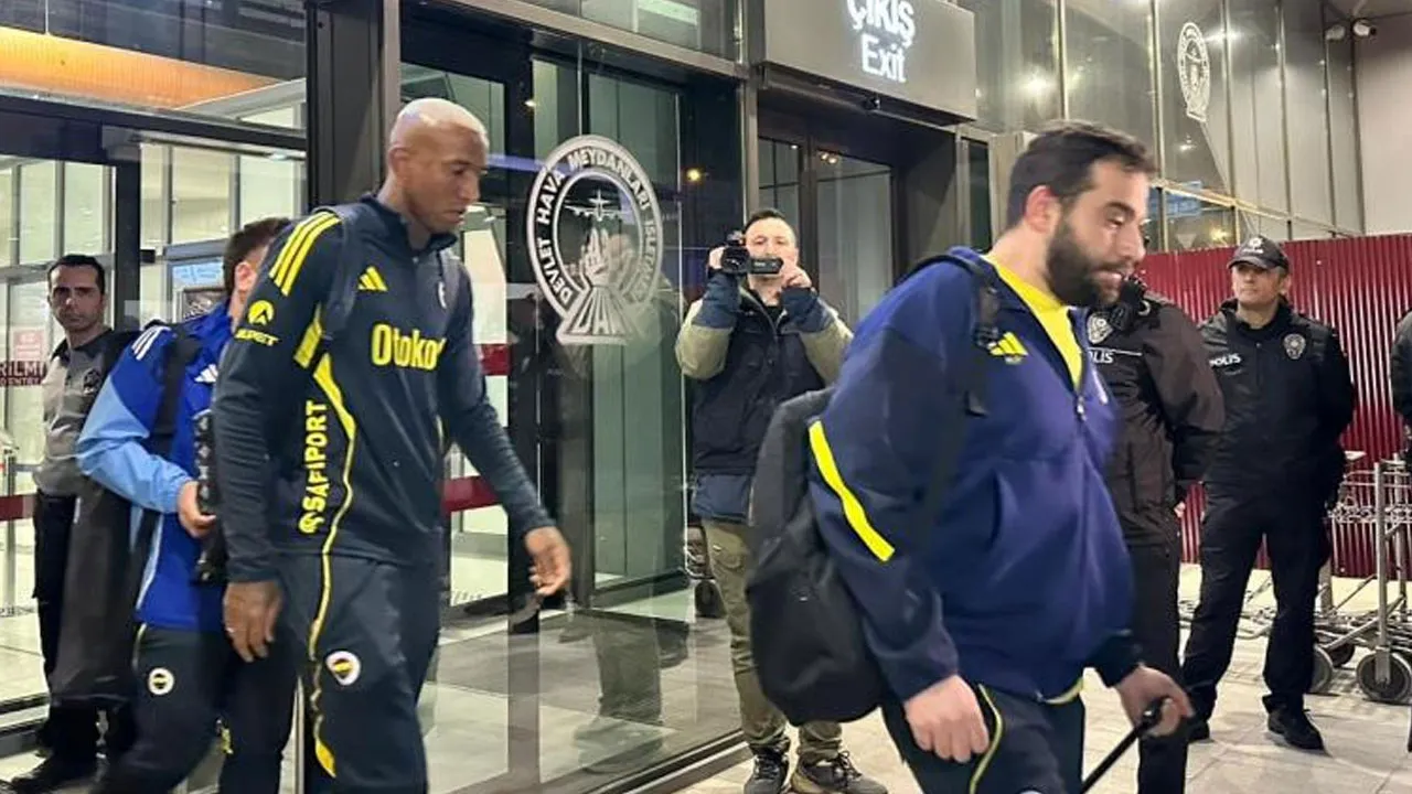 Fenerbahçe kafilesi, Trabzon'a geldi