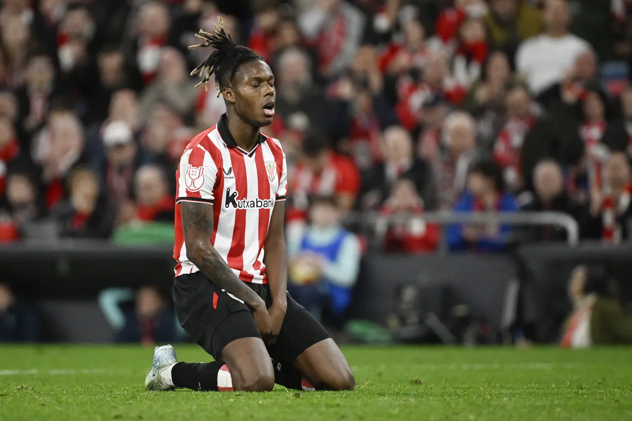 Athletic Bilbao'nun İspanyol oyucusu Nico Williams