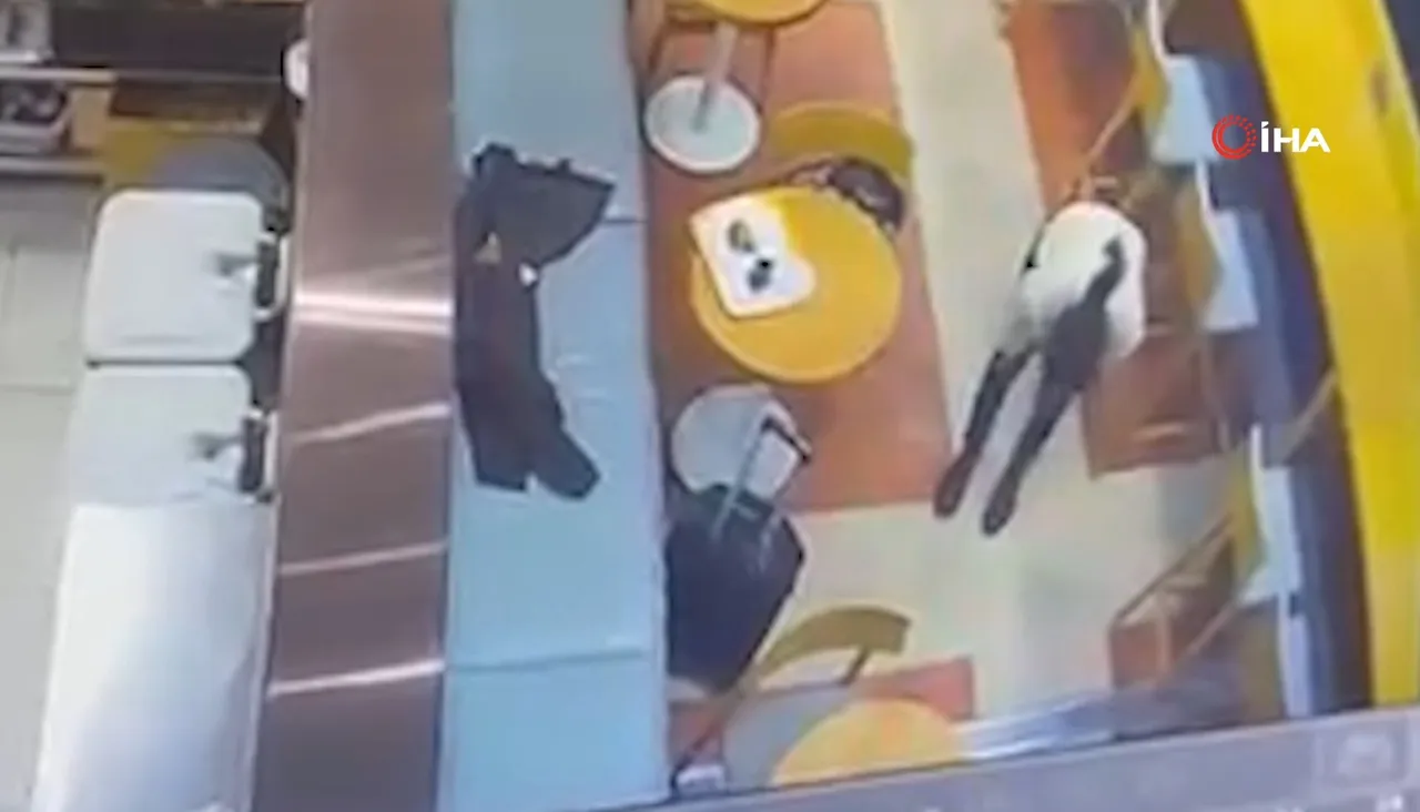 İstanbul Havalimanı'nda korkutan anlar! Boğulan yolcuya heimlich manevrası