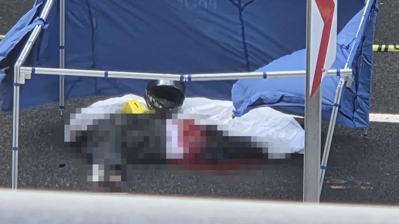 Ankara’da korkunç kaza! Yola fırlayan motosiklet sürücüsünün üzerinden otobüs geçti