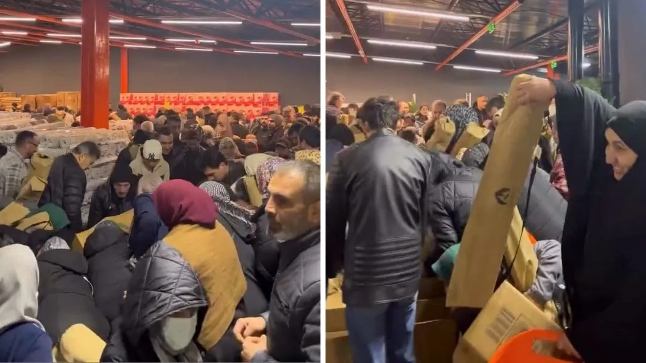 Kampanya izdihama neden oldu! 100 TL'lik ürün için birbirlerini ezdiler