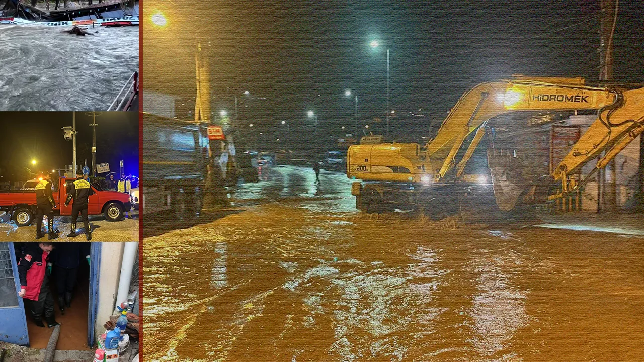 YÜZLERCE KİŞİ TAHLİYE EDİLDİ