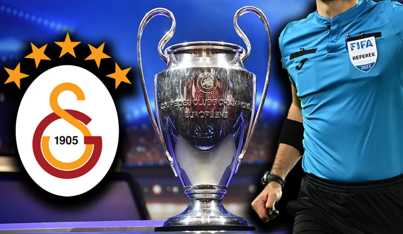 Galatasaray’ın Şampiyonlar Ligi maçının hakemi belli oldu