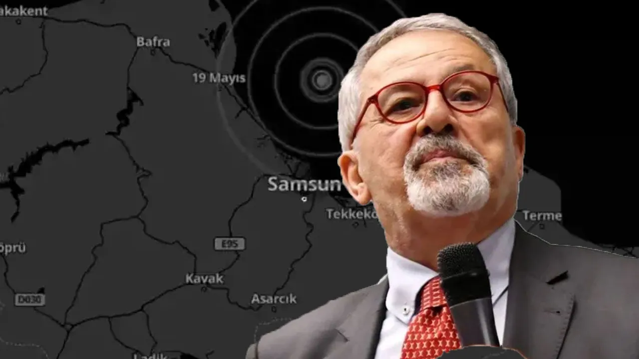 Samsun gece yarısı sallandı, Naci Görür'den ilk açıklama geldi: Fayın kıvrım yaptığı yerde... 