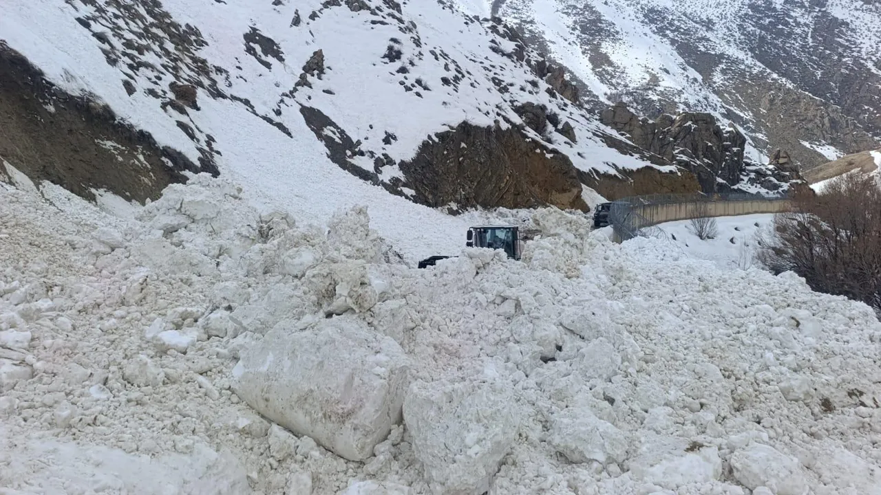 Van'da çığ nedeniyle kapalı olan yol 12 gün sonra açıldı