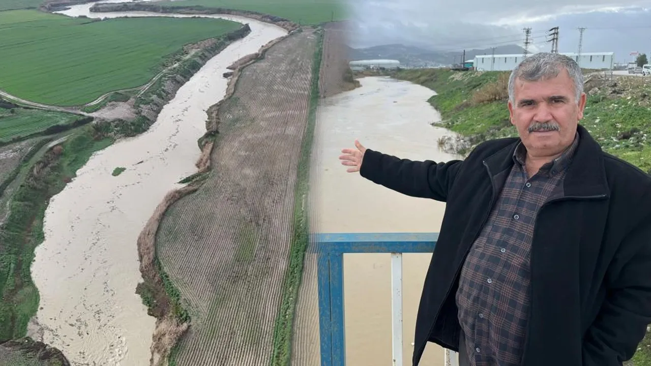 Asi Nehri'nde 65 yılın kuraklığından sonra sevindiren manzara! Ölümün eşiğindeydi, şimdi coşuyor