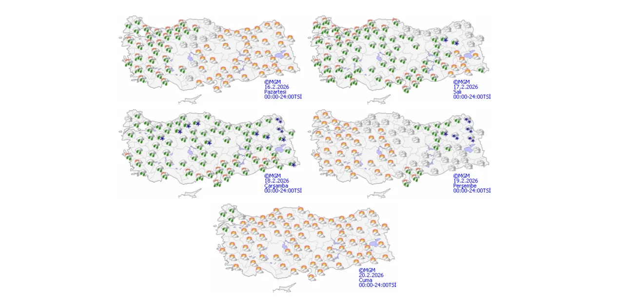Bugün İstanbul ve İzmirde yağmur var mı? 16 Şubat hava durumu tahminleri