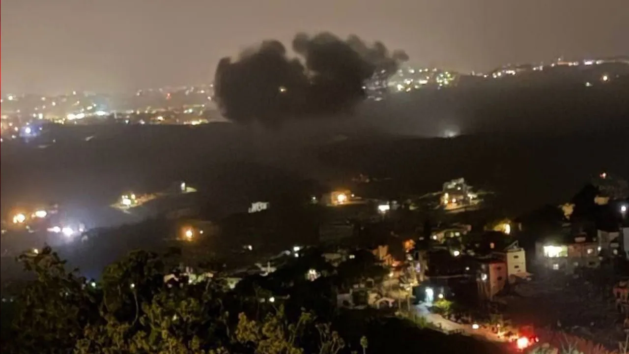 İsrail'den Lübnan-Suriye sınırına hava saldırısı!  