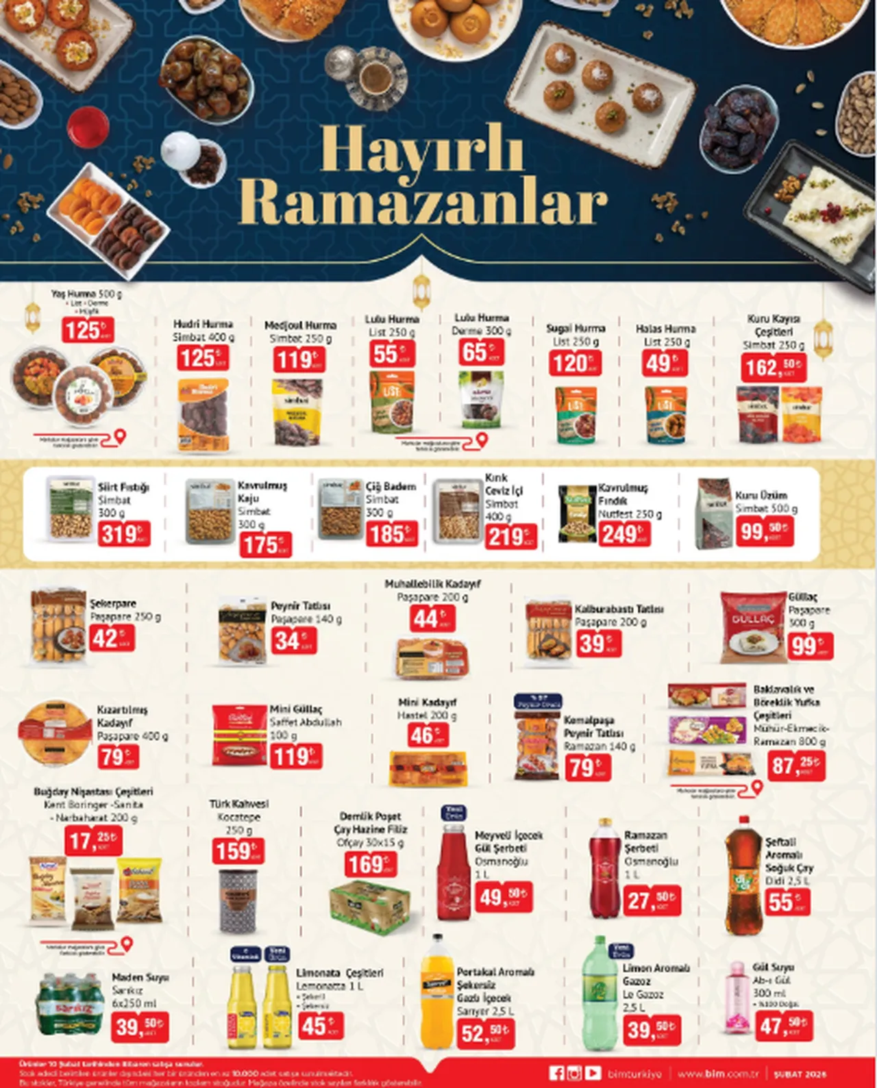 Ramazan boyunca temel gıdada indirim! ŞOK, A101, BİM, Tarım Kredi Ramazan kampanyalarını duyurdu