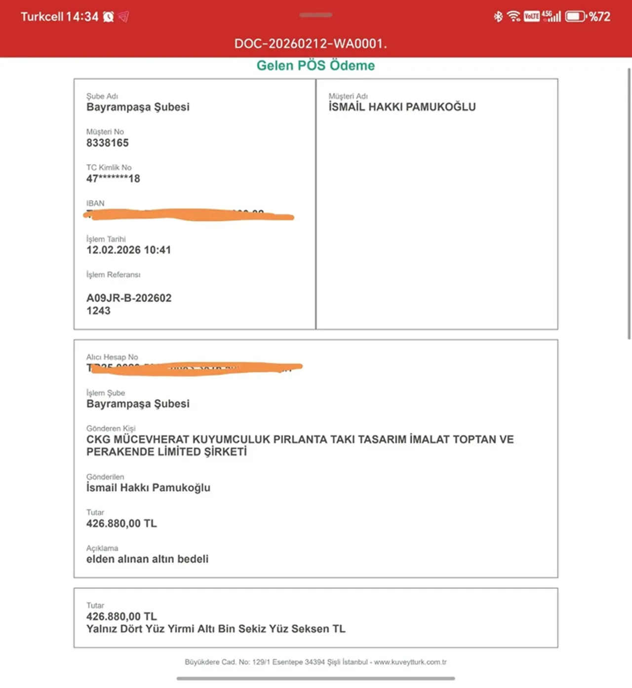 426 bin liralık gizemli transfer! Paranın gerçek sahibi ortaya çıktı