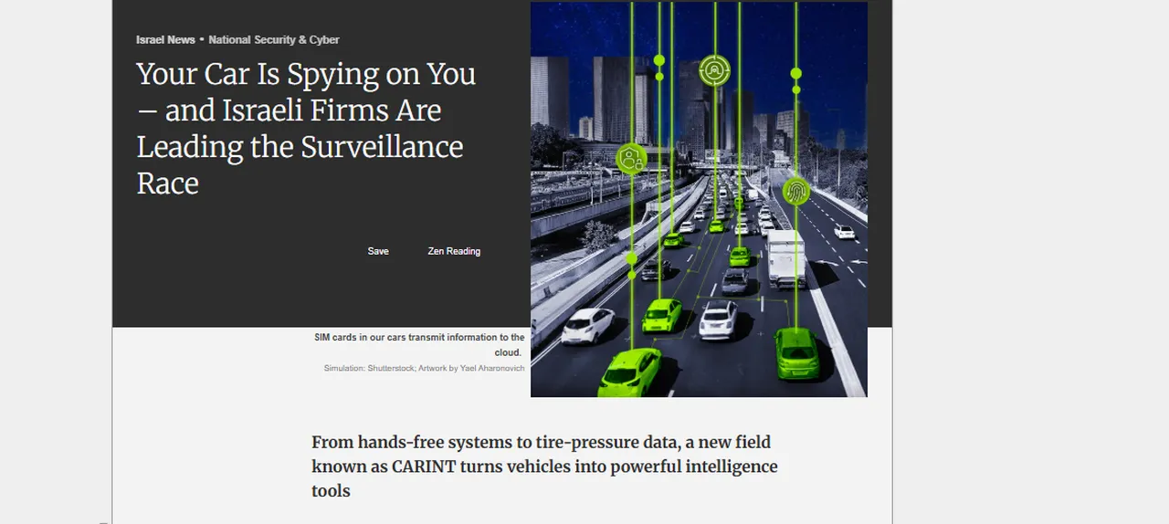 Arabanız dinleniyor olabilir! Mikrofon ve GPS verileri tek merkezden Netanyahu yönetimine aktarılmaya başlandı