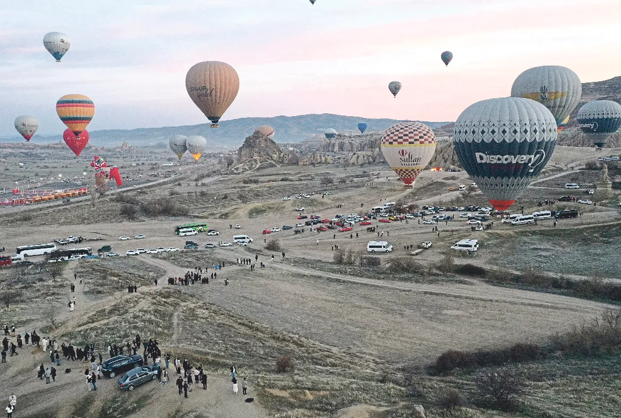 Kapadokya’ya gelen her 3 kişiden biri uçtu