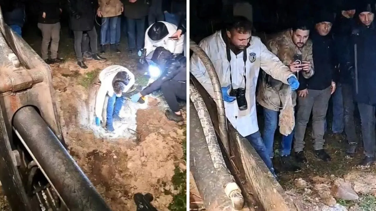 Mezarlığa gömülen esrarengiz paket tedirgin etti!