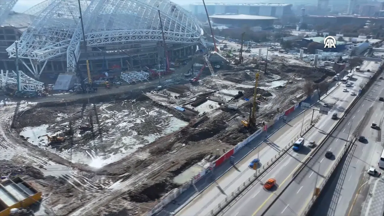 Türkiye'nin en büyük 3'üncü stadı görüntülendi: 7 gün 24 saat 13 ayrı branşa hizmet verecek