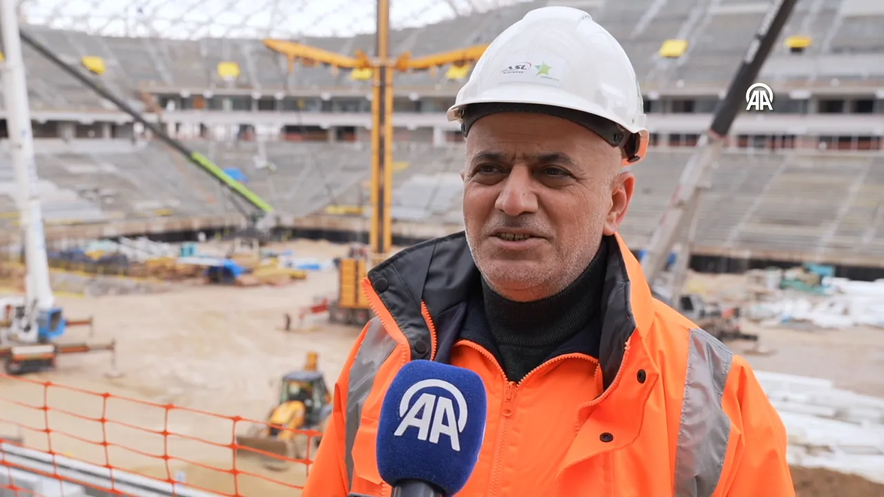 Türkiye'nin en büyük 3'üncü stadı görüntülendi: 7 gün 24 saat 13 ayrı branşa hizmet verecek