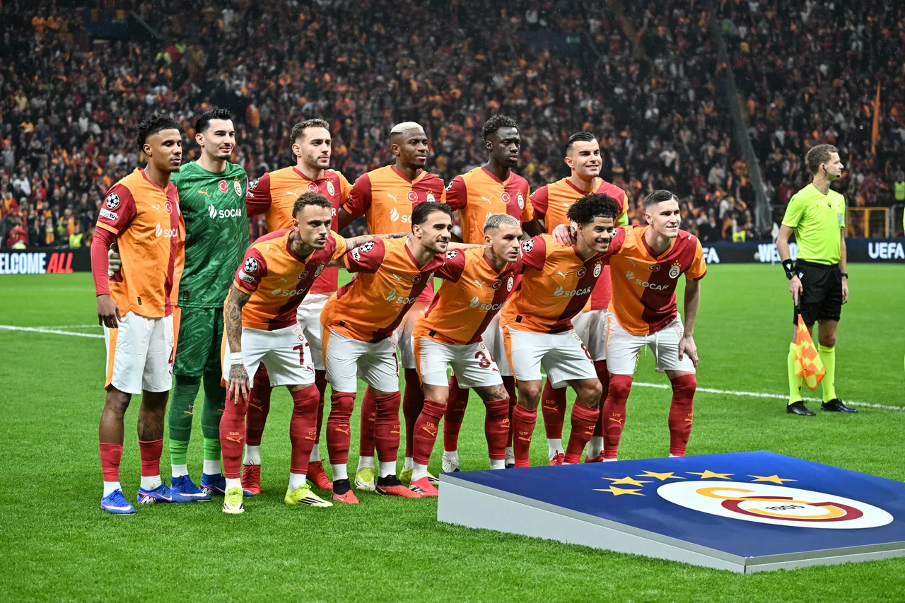 Galatasaray'ın Juventus maçına başladığı 11