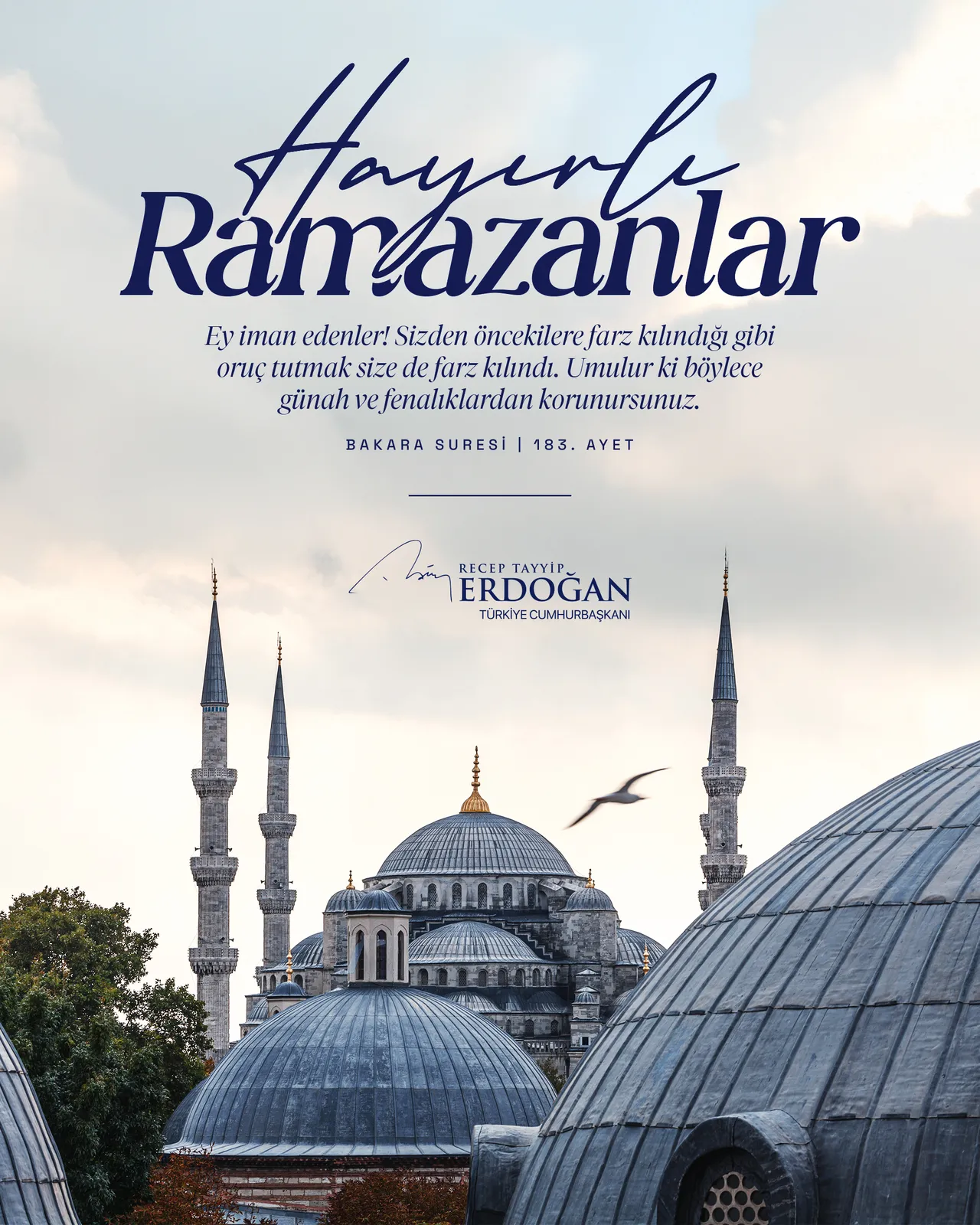 Cumhurbaşkanı Erdoğandan ramazan mesajı: