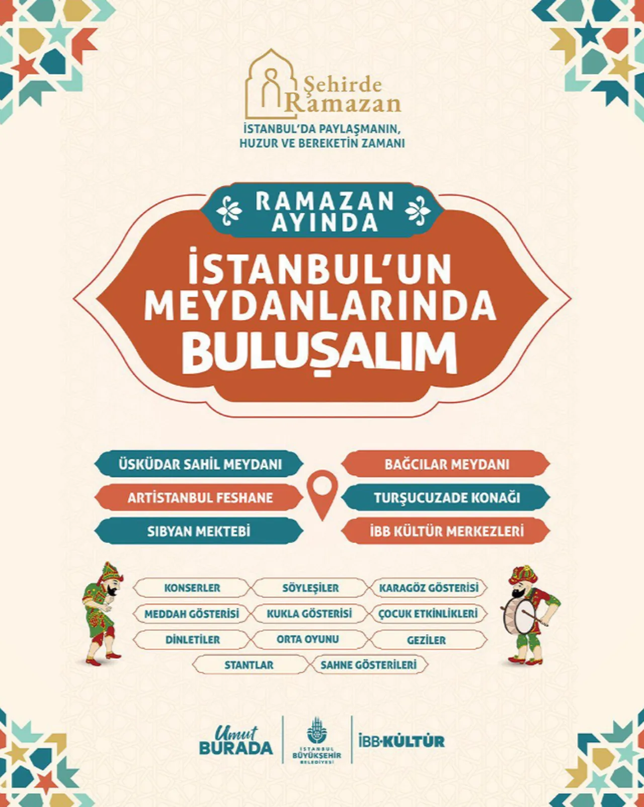 İstanbulda iftar çadırı nerede kuruluyor? İstanbul ücretsiz iftar yerleri