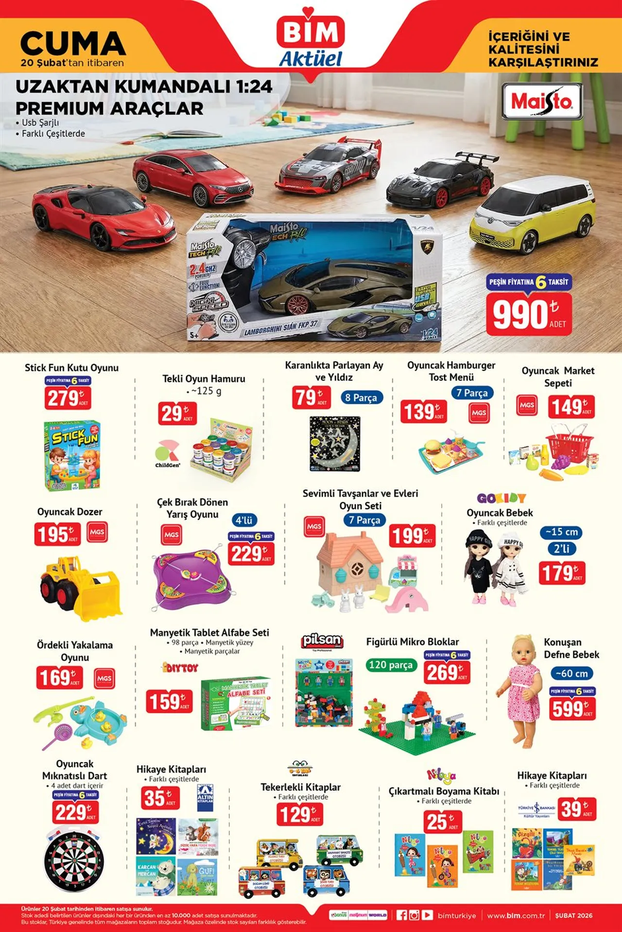 BİM Aktüel 20 Şubat 2026: TV,cep telefonu, ankastre set… İşte haftanın indirimli ürünleri