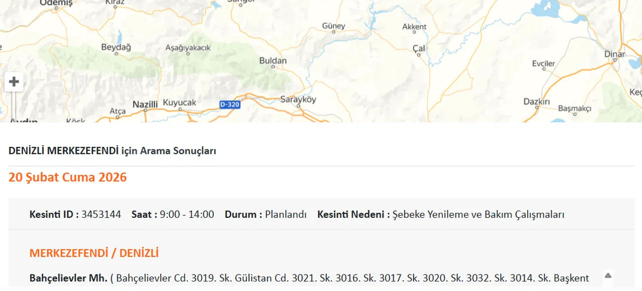 Denizlinin üç ilçesinde elektrik kesintisi! Elektrikler ne zaman gelecek?