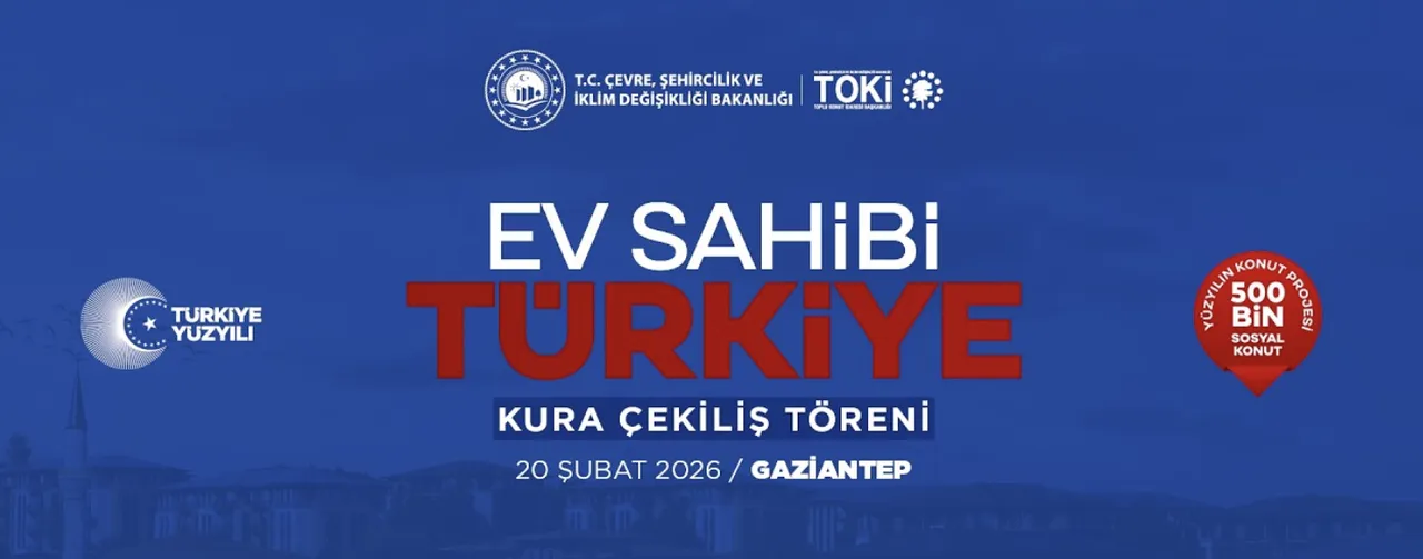 Gaziantep TOKİ kura çekilişi ne zaman, canlı yayın saat kaçta? Sonuç sorgulama ekranı