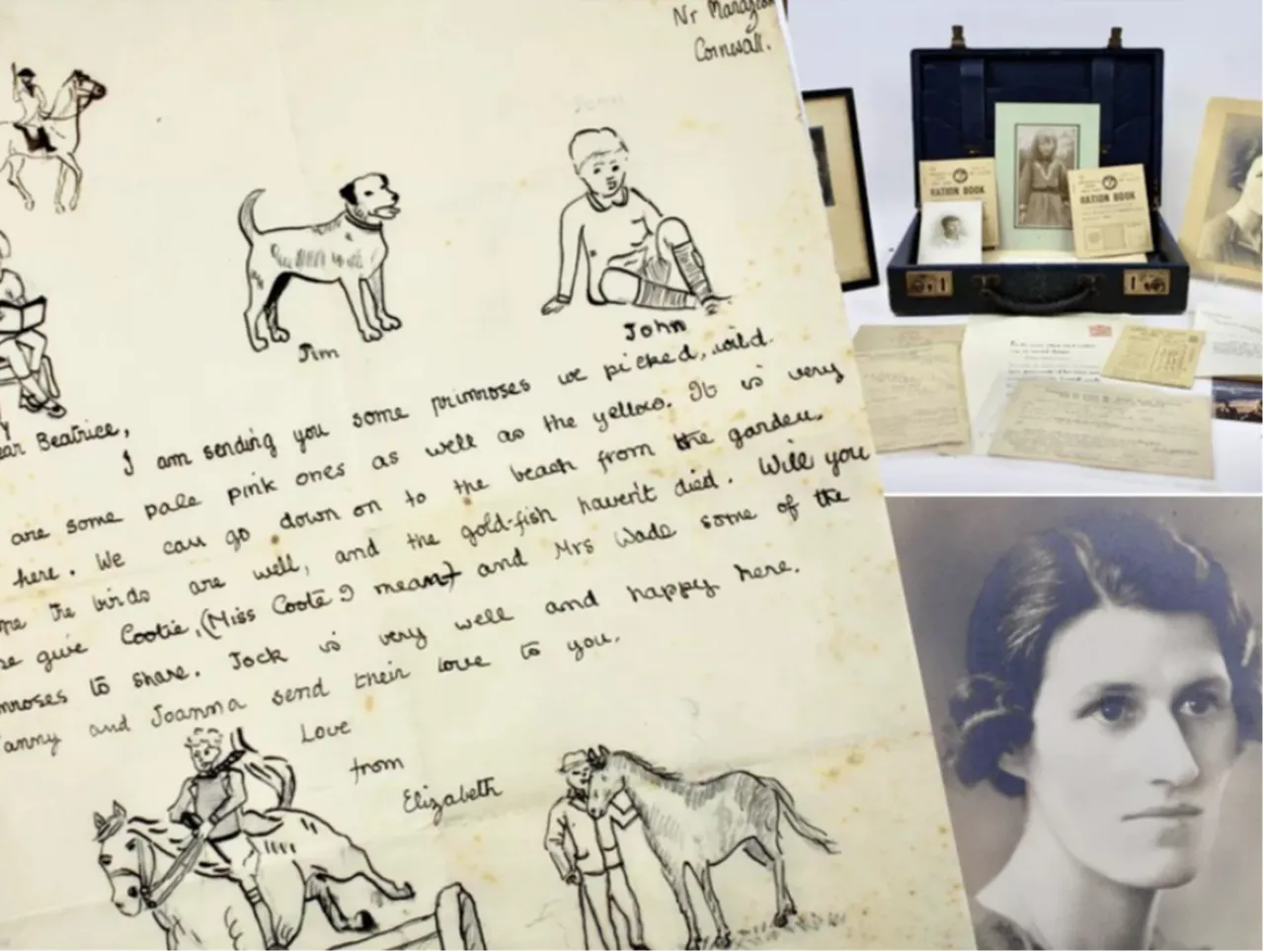 Geri sayım başladı, binlerce sterlin değerinde! Kraliçe II. Elizabeth'in çocukluk mektubu satışa çıkıyor