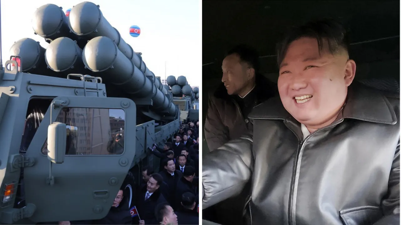 Kuzey Kore lideri Kim roketatarın direksiyonuna geçti! 'Başka ülkede yok' diyerek gözdağı verdi