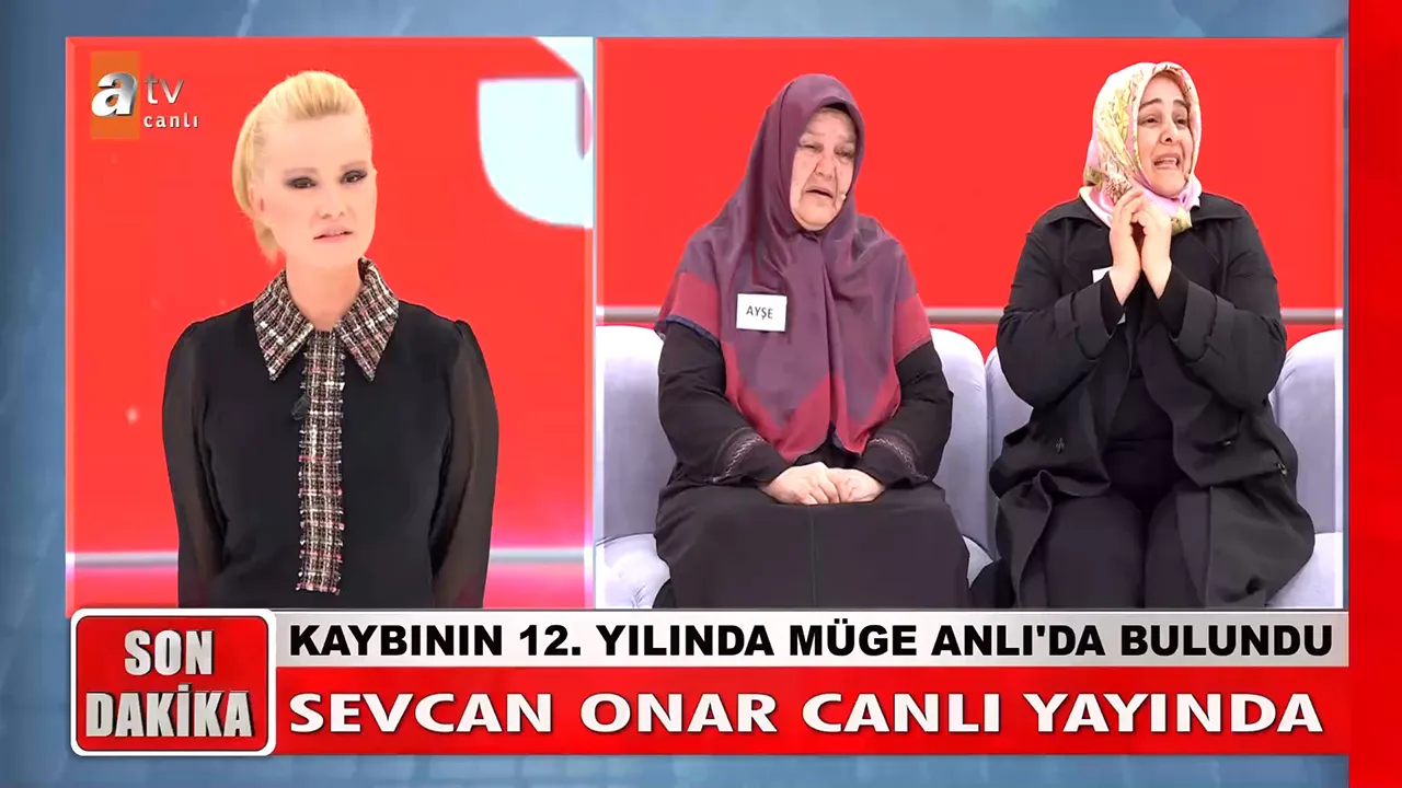 Müge Anlı’da mutlu son! 12 yıl önce kaybolan Sevcan Onar ortaya çıktı