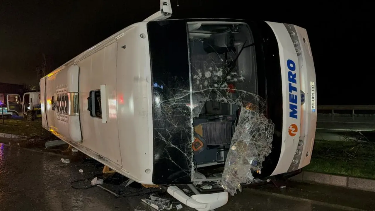 Samsun'da yolcu otobüsü kaza yaptı! Yaralıların kimlikleri belli oldu