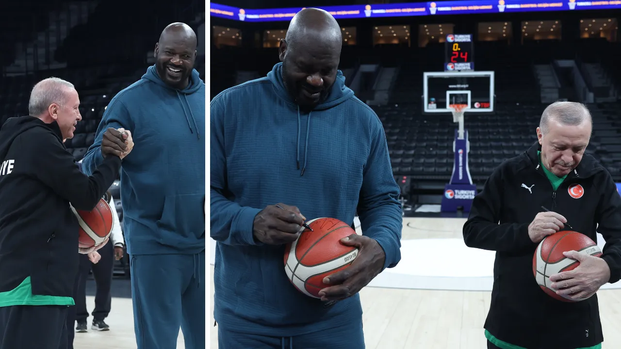 Birlikte basketbol oynamışlardı! NBA efsanesi O'Neal'dan Cumhurbaşkanı Erdoğan'a övgü dolu sözler