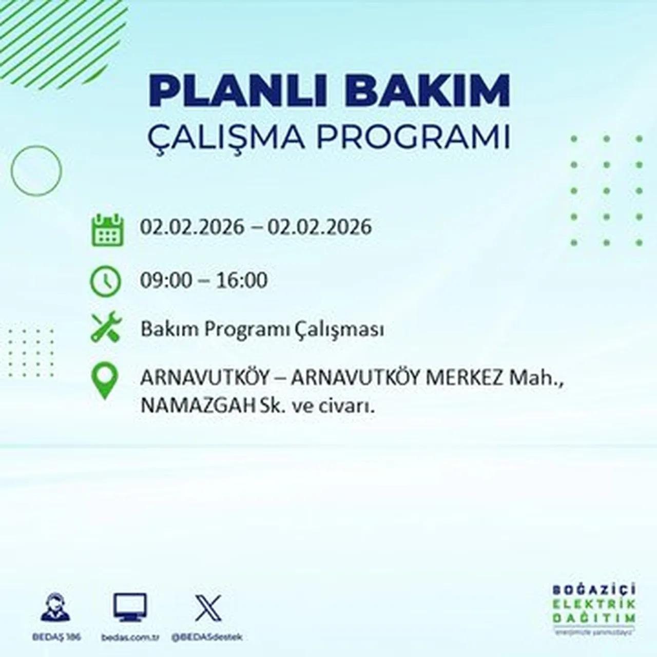 İstanbulun birçok ilçesinde saatler sürecek! Elektrikler ne zaman gelecek? BEDAŞ ilçe ilçe paylaştı!