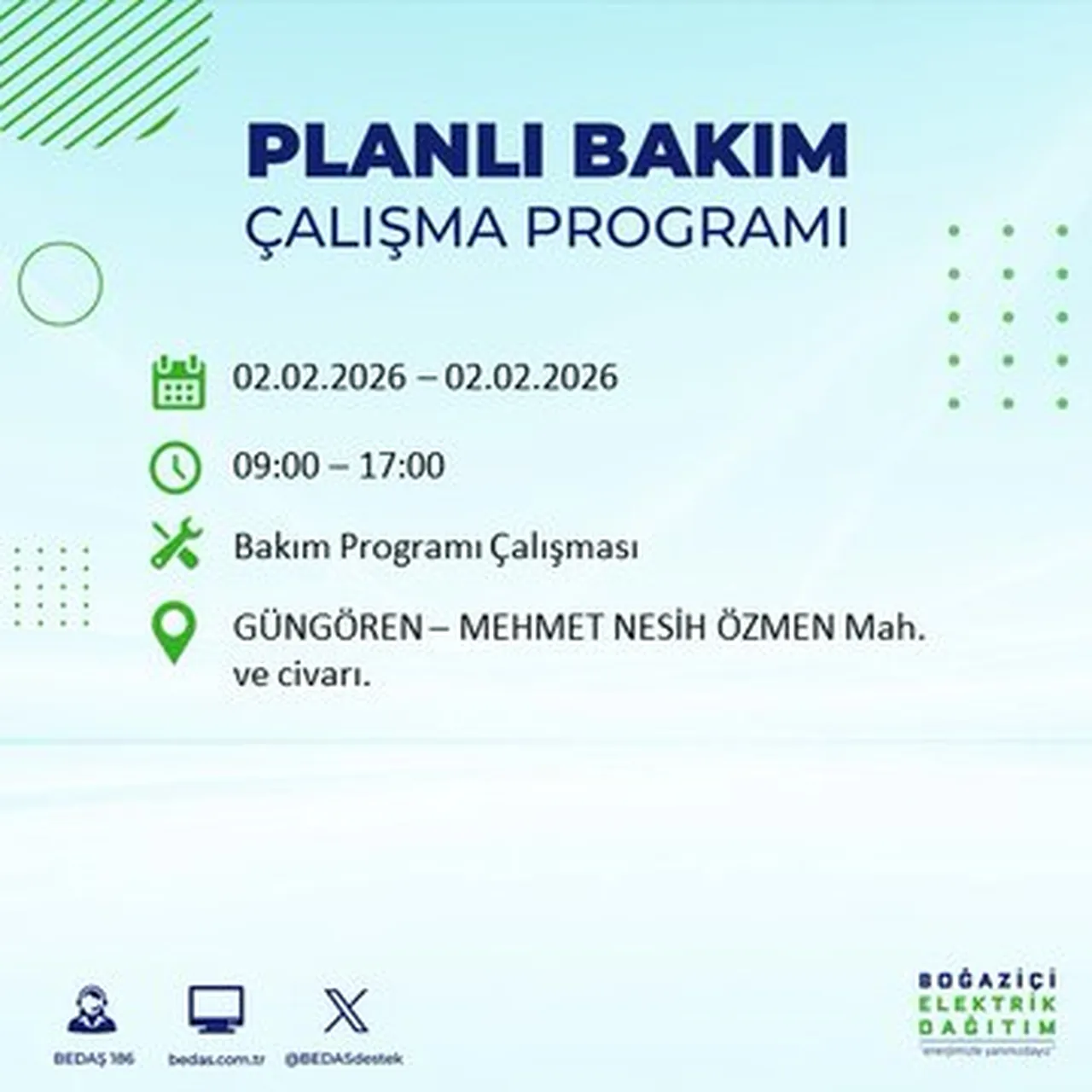 İstanbulun birçok ilçesinde saatler sürecek! Elektrikler ne zaman gelecek? BEDAŞ ilçe ilçe paylaştı!