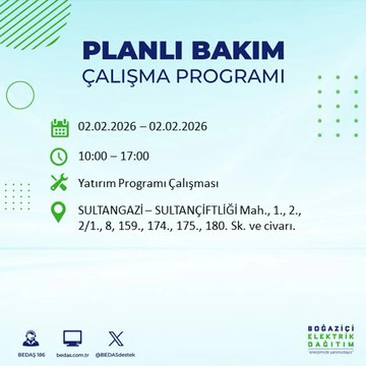 İstanbulun birçok ilçesinde saatler sürecek! Elektrikler ne zaman gelecek? BEDAŞ ilçe ilçe paylaştı!