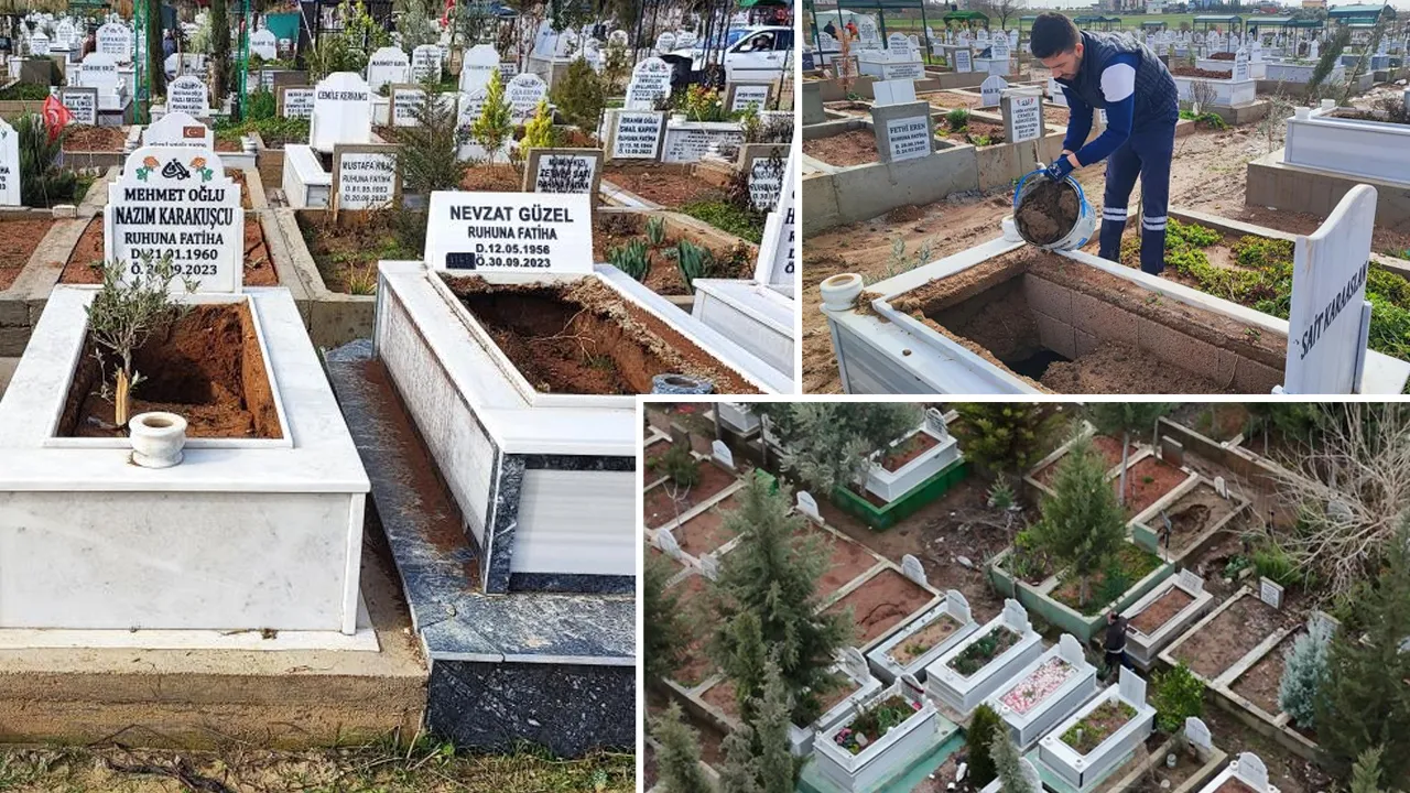 Mezarlıkta tüyler ürperten olay! Ziyarete giden şoke oldu, yakınları kayboldu
