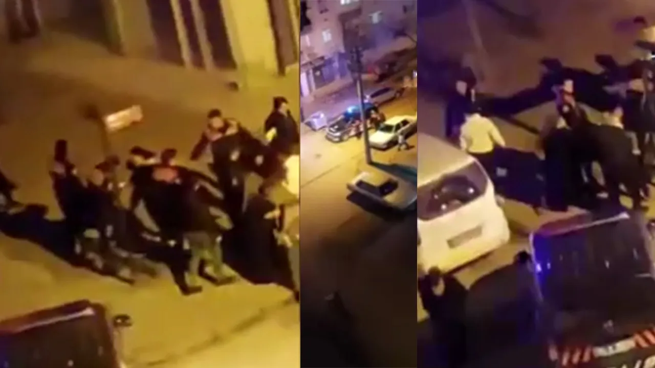 Olay yeri Ankara: Sosyal medyada küfürleştiler, sokakta çatıştılar!