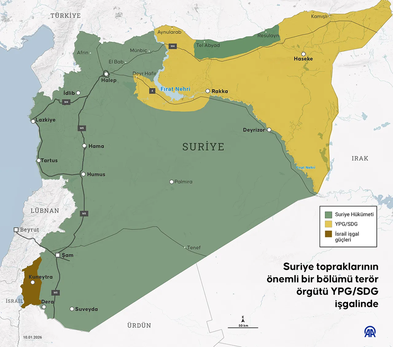 Suriye'de harita yeniden değişti! Ordu Kamışlı ve Haseke'yi terörden arındırıyor